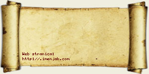 Jelena Vujasinović vizit kartica